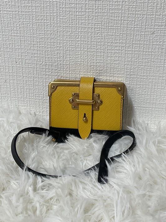 Prada Yellow Pouches A-14422