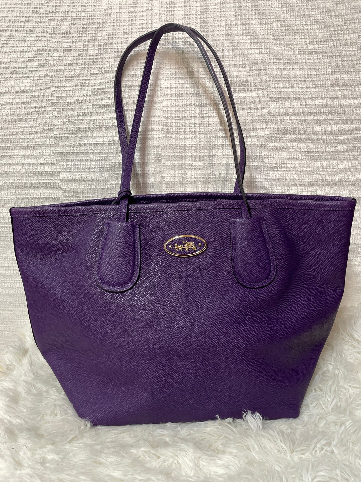 Coach Purple Tote Bags A-14434