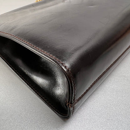 Ferragamo Black Handle Bags A-14443