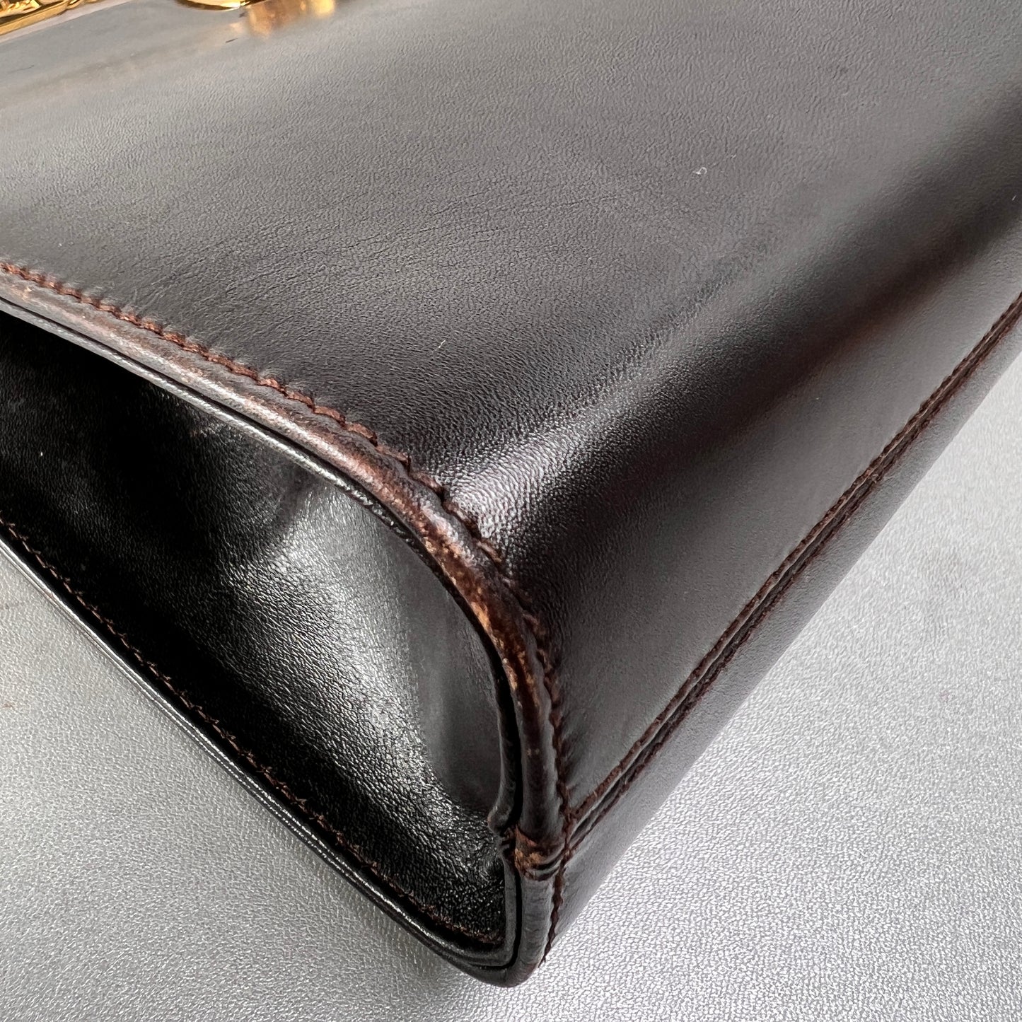 Ferragamo Black Handle Bags A-14443