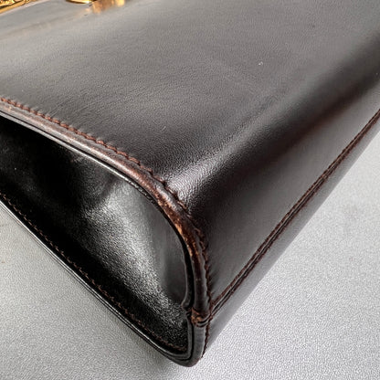 Ferragamo Black Handle Bags A-14443