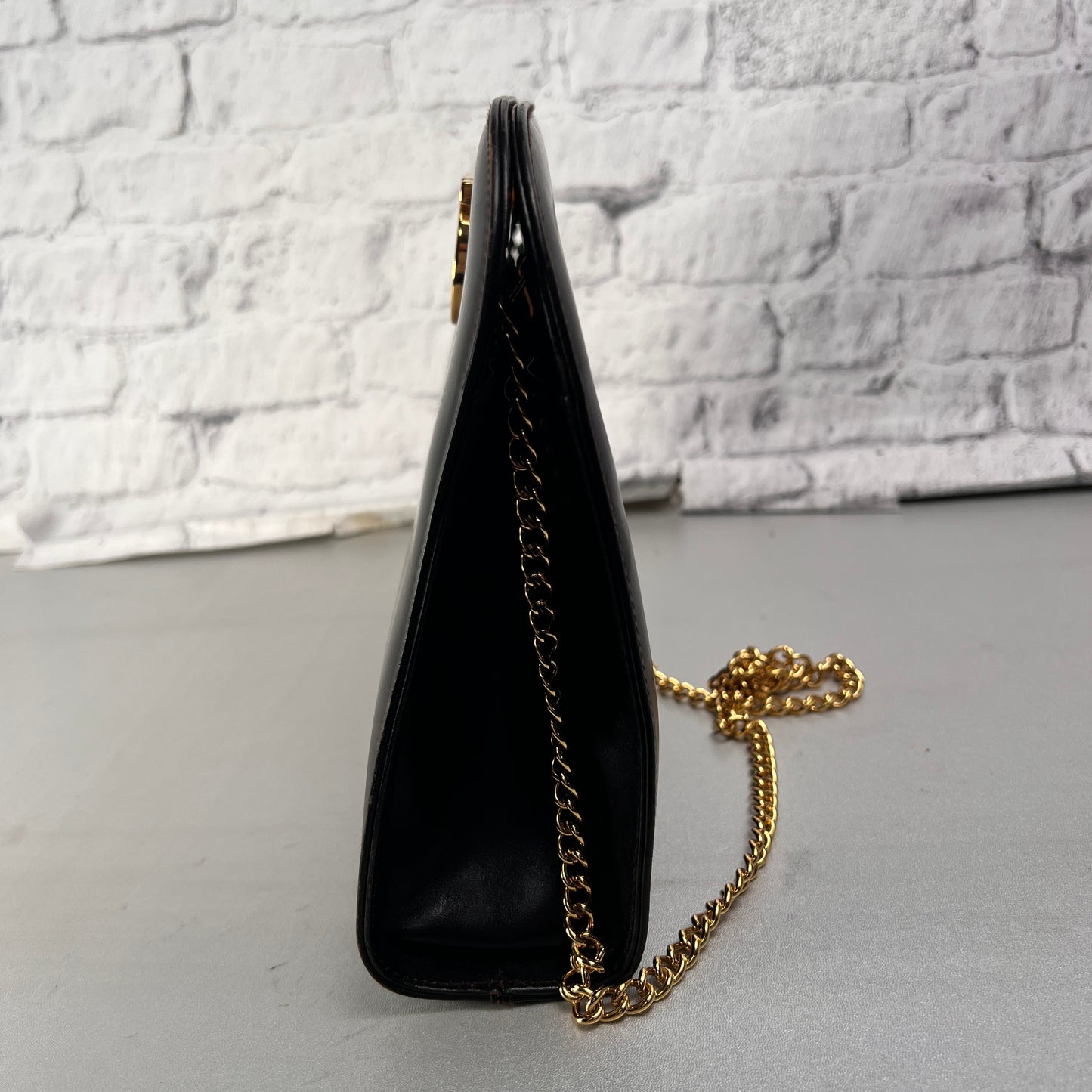 Ferragamo Black Handle Bags A-14443