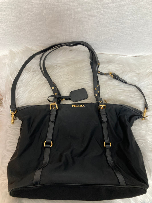 Prada Black Handle Bags A-14445