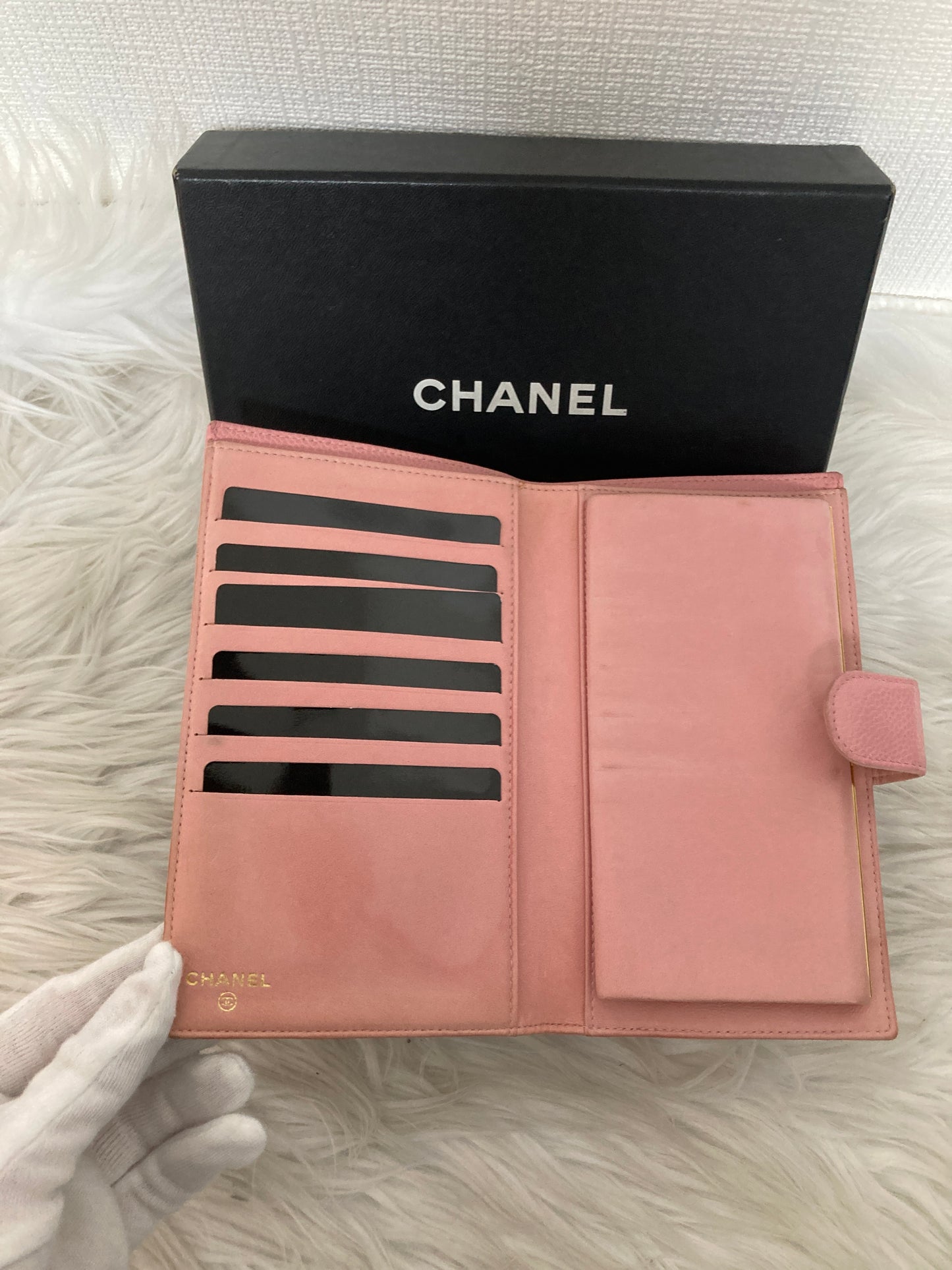 Chanel Pink Wallets A-14458