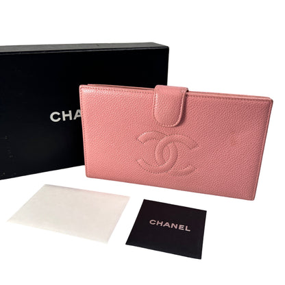 Chanel Pink Wallets A-14458