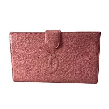 Chanel Pink Wallets A-14458