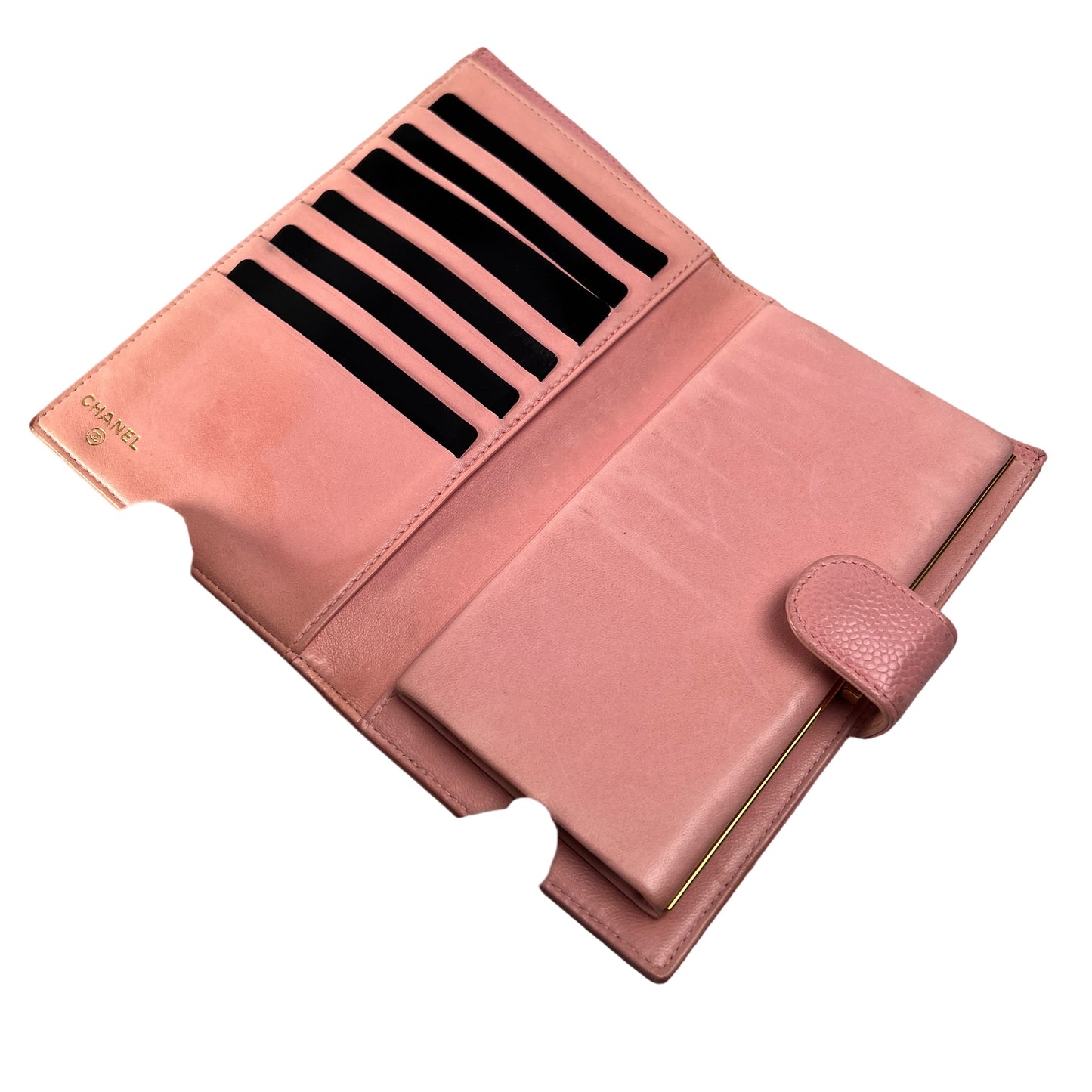 Chanel Pink Wallets A-14458