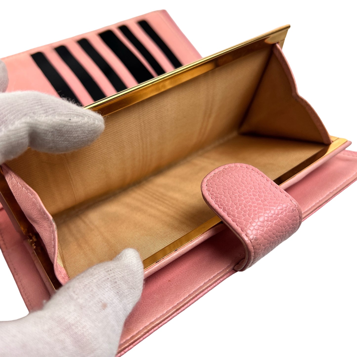 Chanel Pink Wallets A-14458