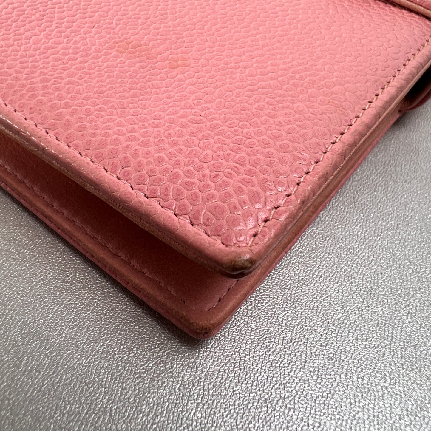 Chanel Pink Wallets A-14458