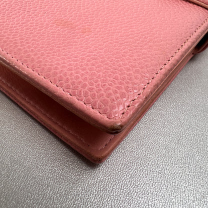 Chanel Pink Wallets A-14458