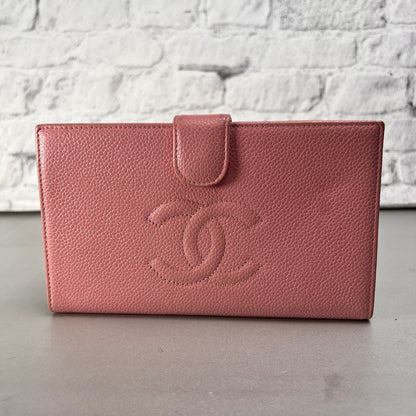Chanel Pink Wallets A-14458