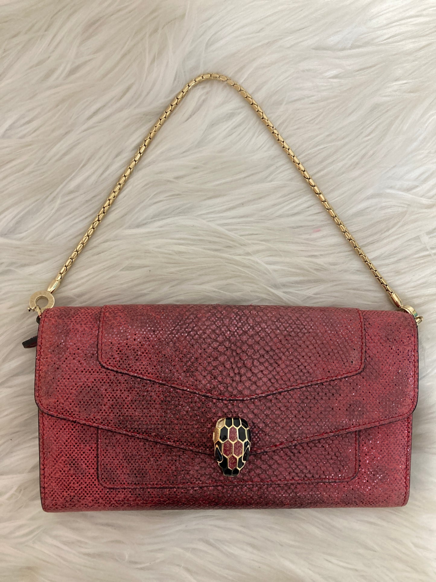Bvlgari Red Wallets A-14570