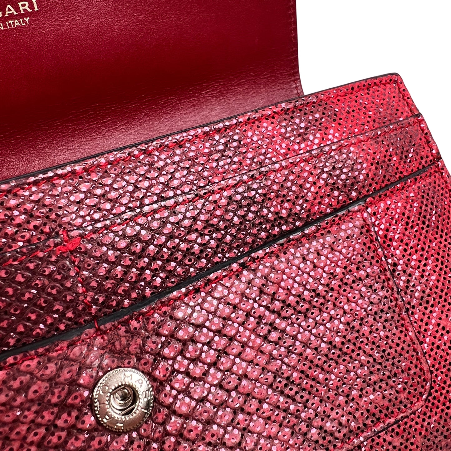 Bvlgari Red Wallets A-14570