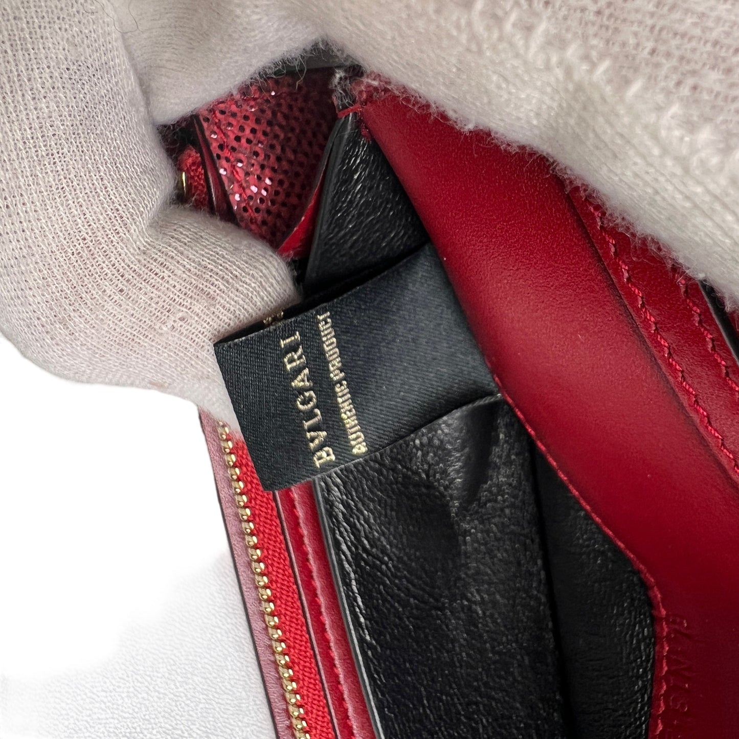 Bvlgari Red Wallets A-14570