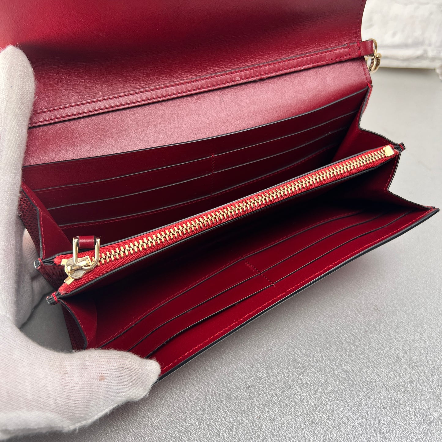 Bvlgari Red Wallets A-14570