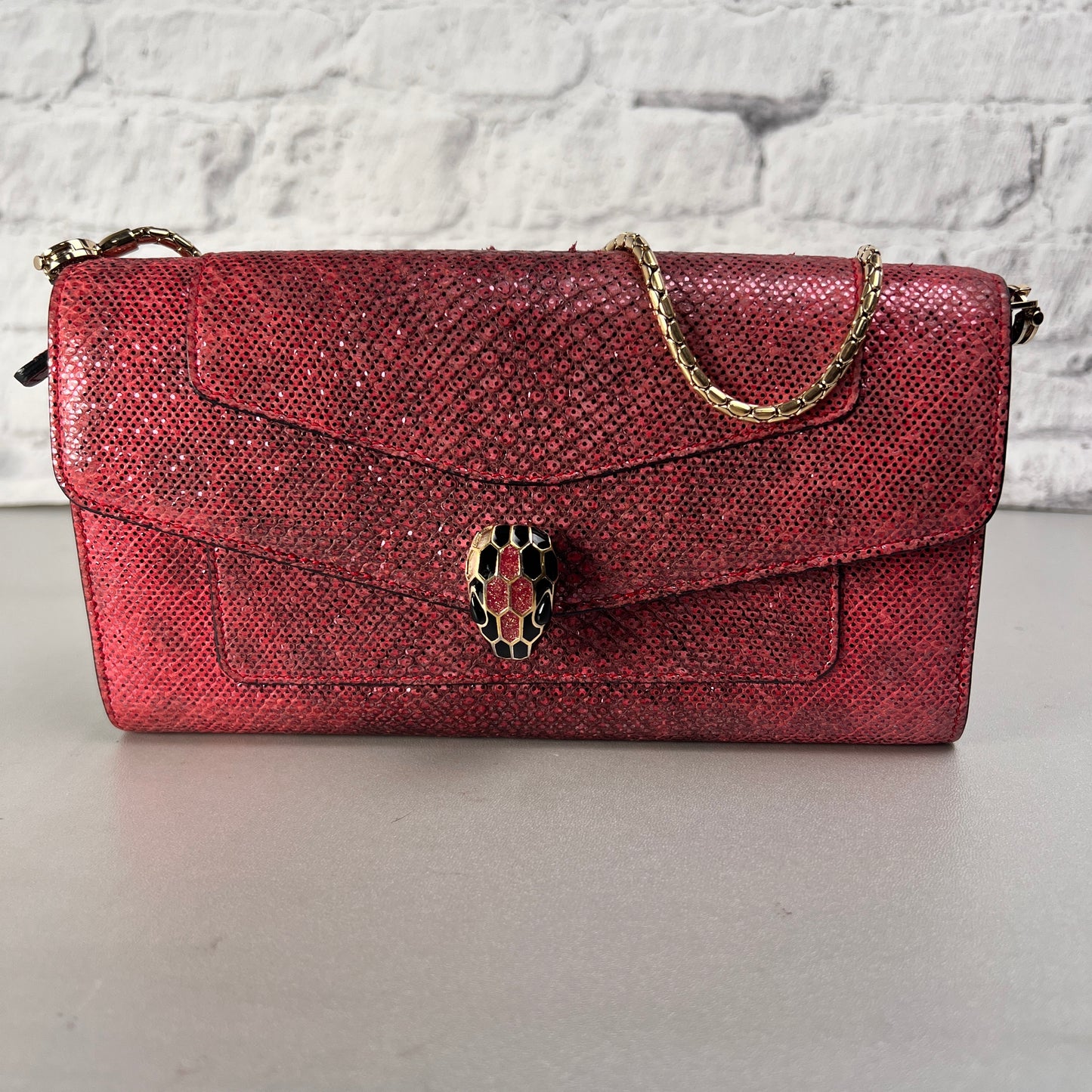 Bvlgari Red Wallets A-14570
