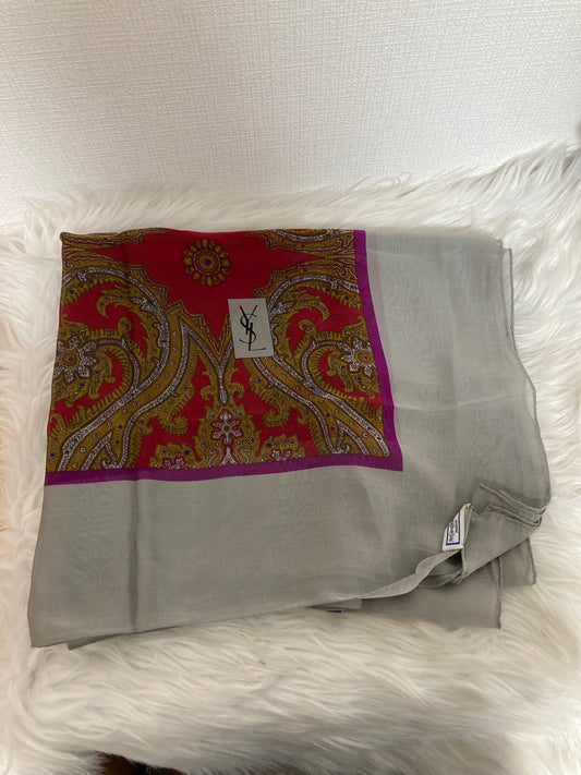 Saint Laurent Red Scarves A-14582
