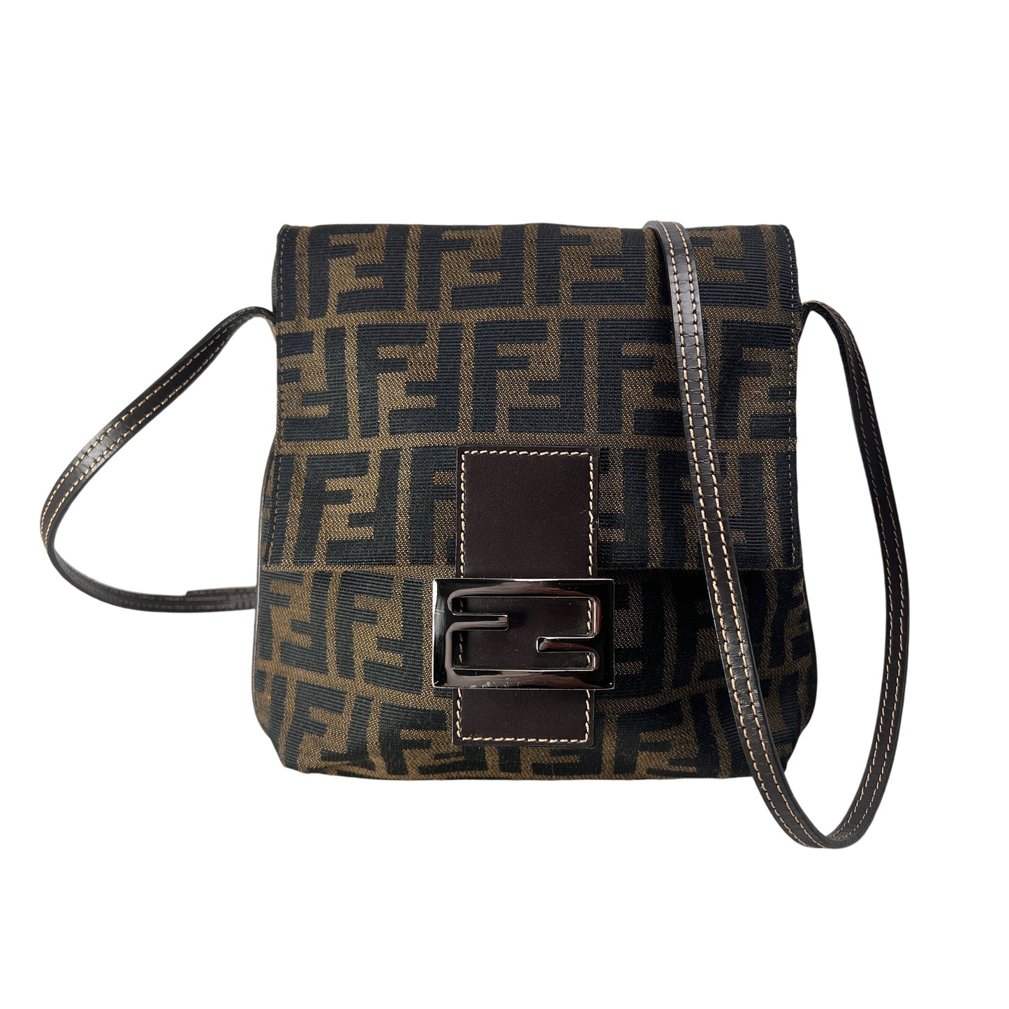 Fendi Brown Shoulder Bags A-14593