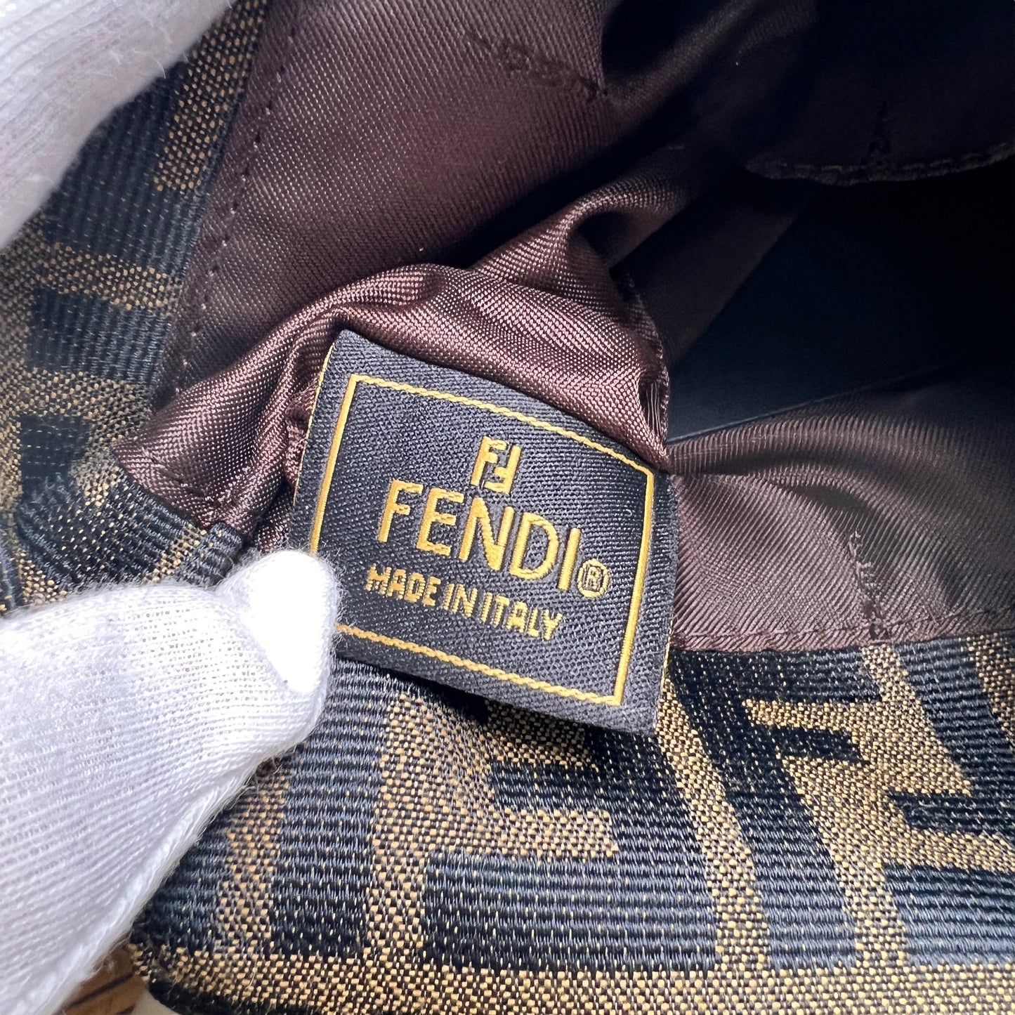 Fendi Brown Shoulder Bags A-14593