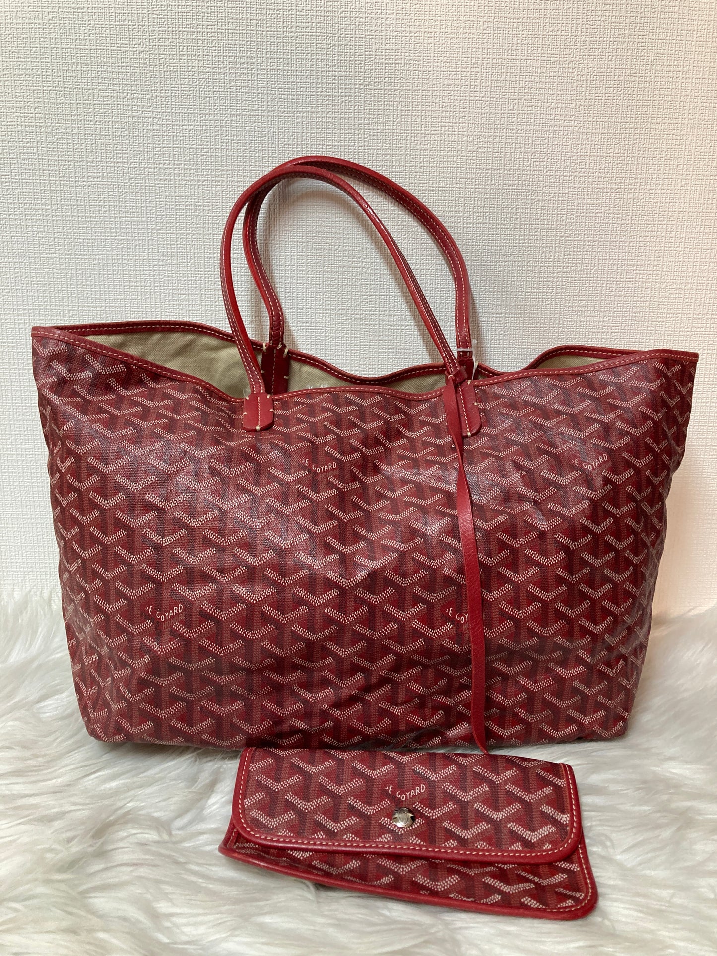 Goyard Red Tote Bags A-14599