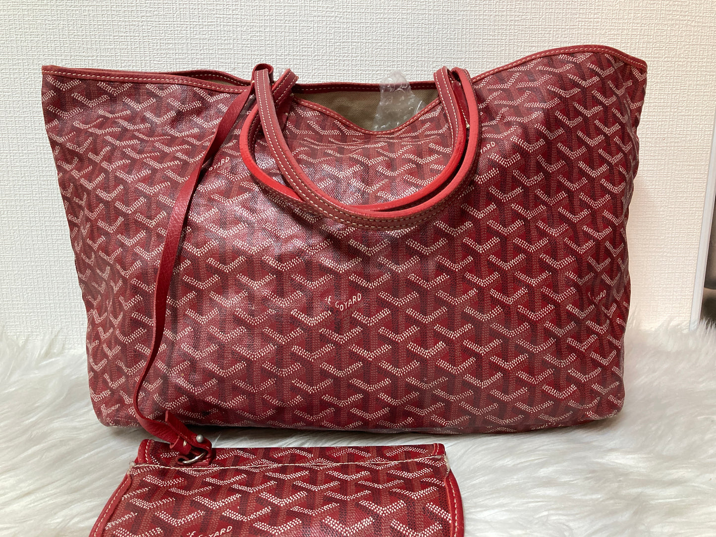 Goyard Red Tote Bags A-14599