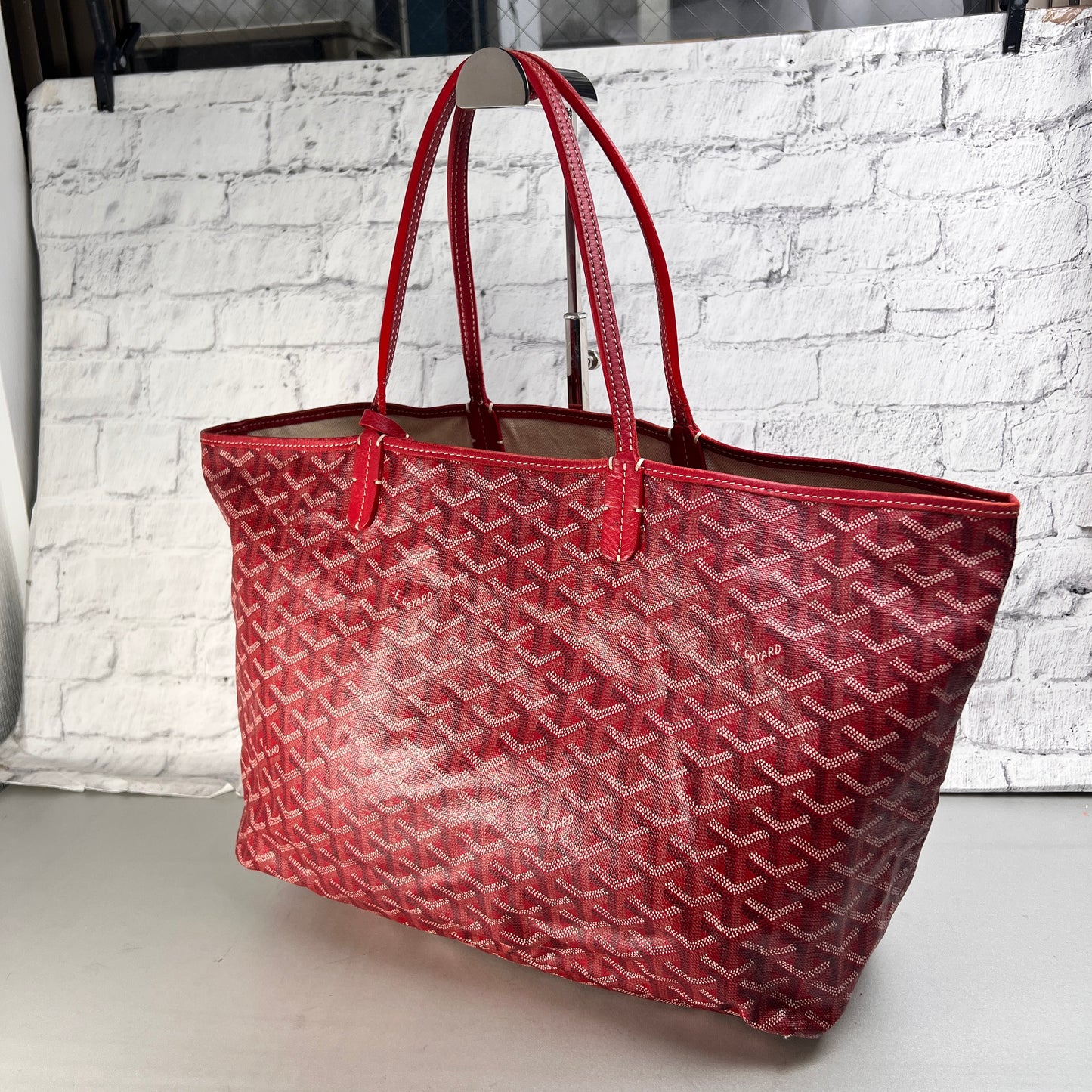 Goyard Red Tote Bags A-14599