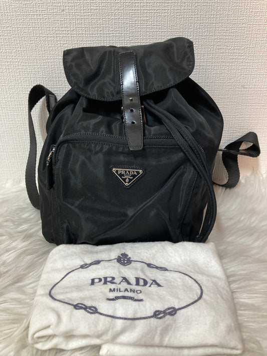Prada Black Backpacks A-14611