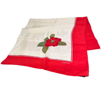 Chanel Red Scarves A-14670