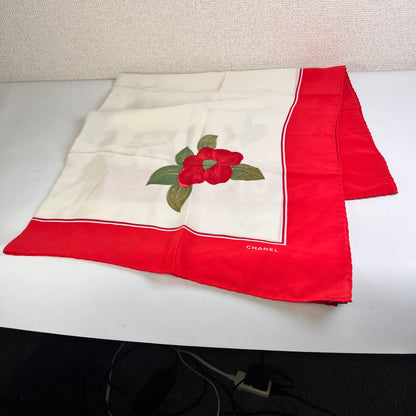 Chanel Red Scarves A-14670