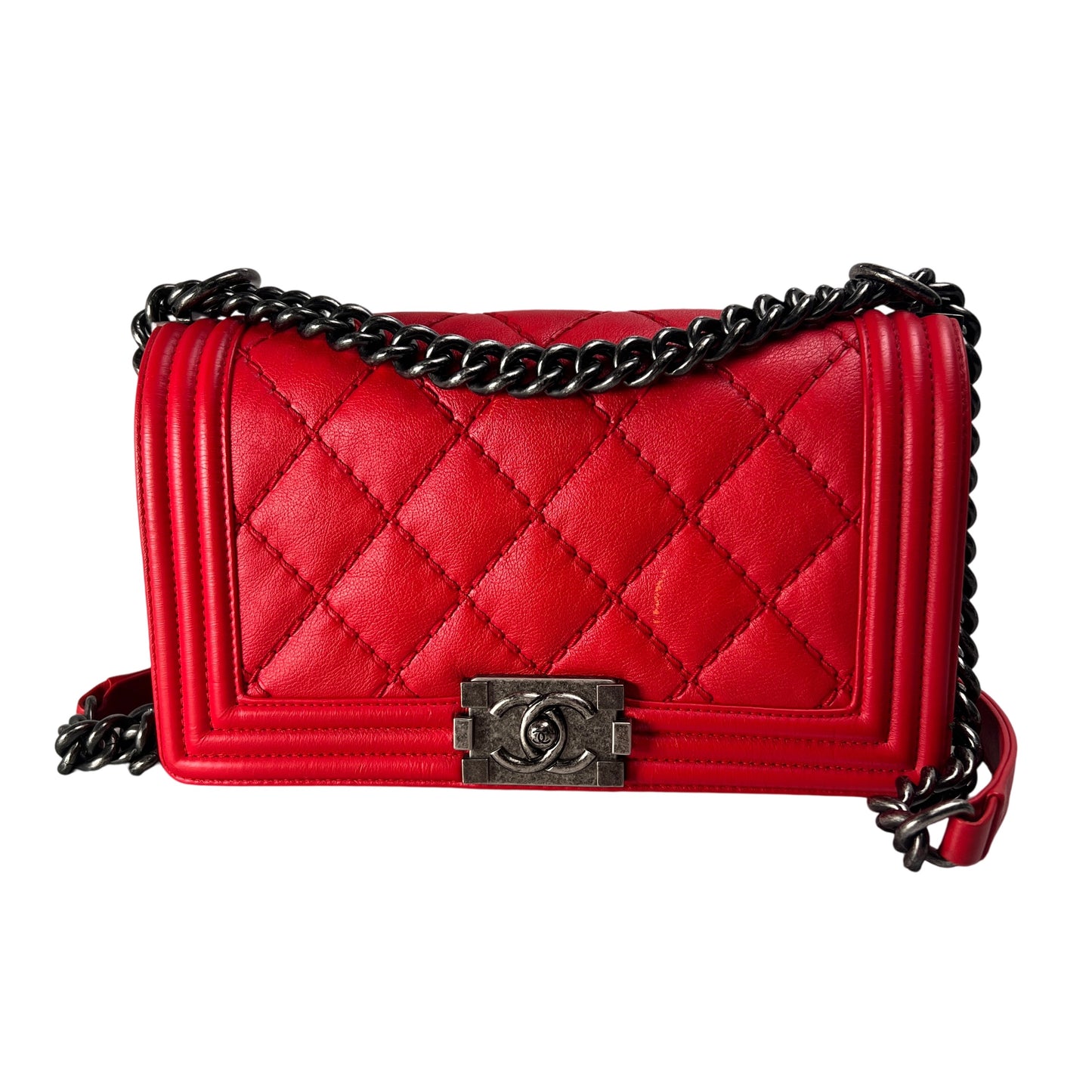 Chanel Red Handle Bags A-14675