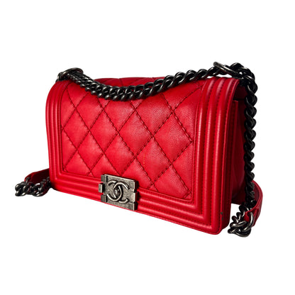 Chanel Red Handle Bags A-14675