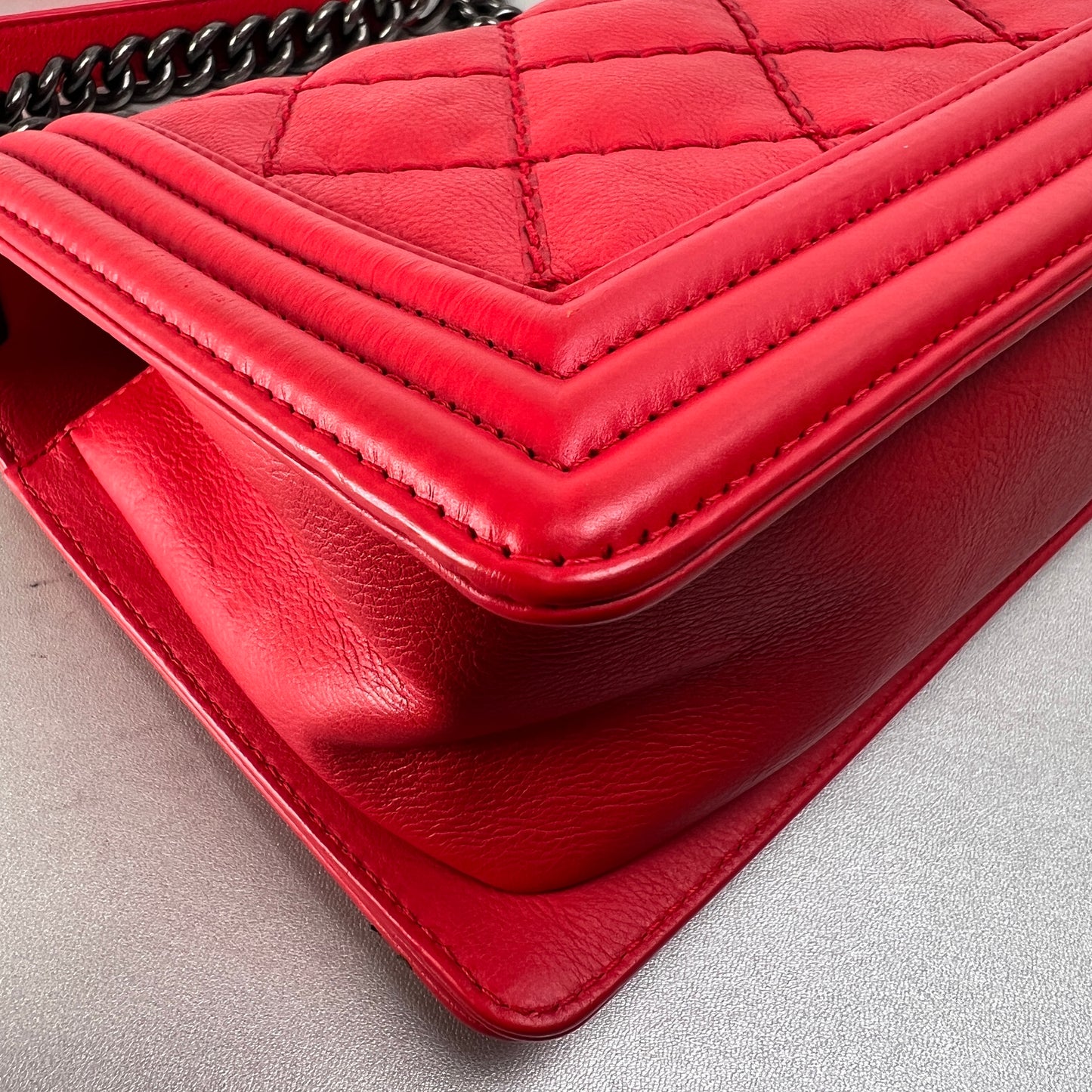 Chanel Red Handle Bags A-14675