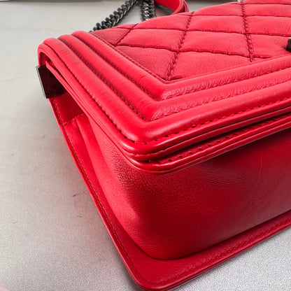 Chanel Red Handle Bags A-14675
