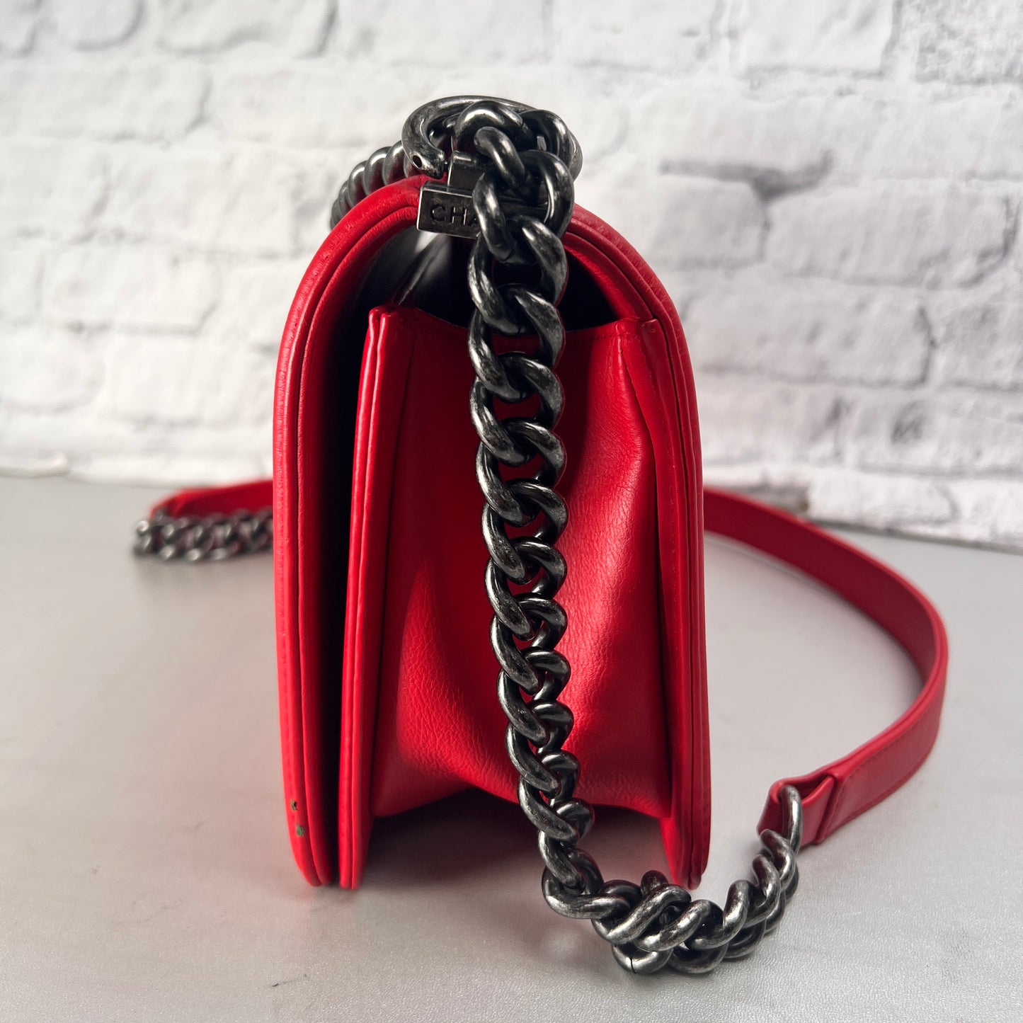 Chanel Red Handle Bags A-14675