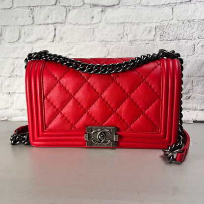Chanel Red Handle Bags A-14675