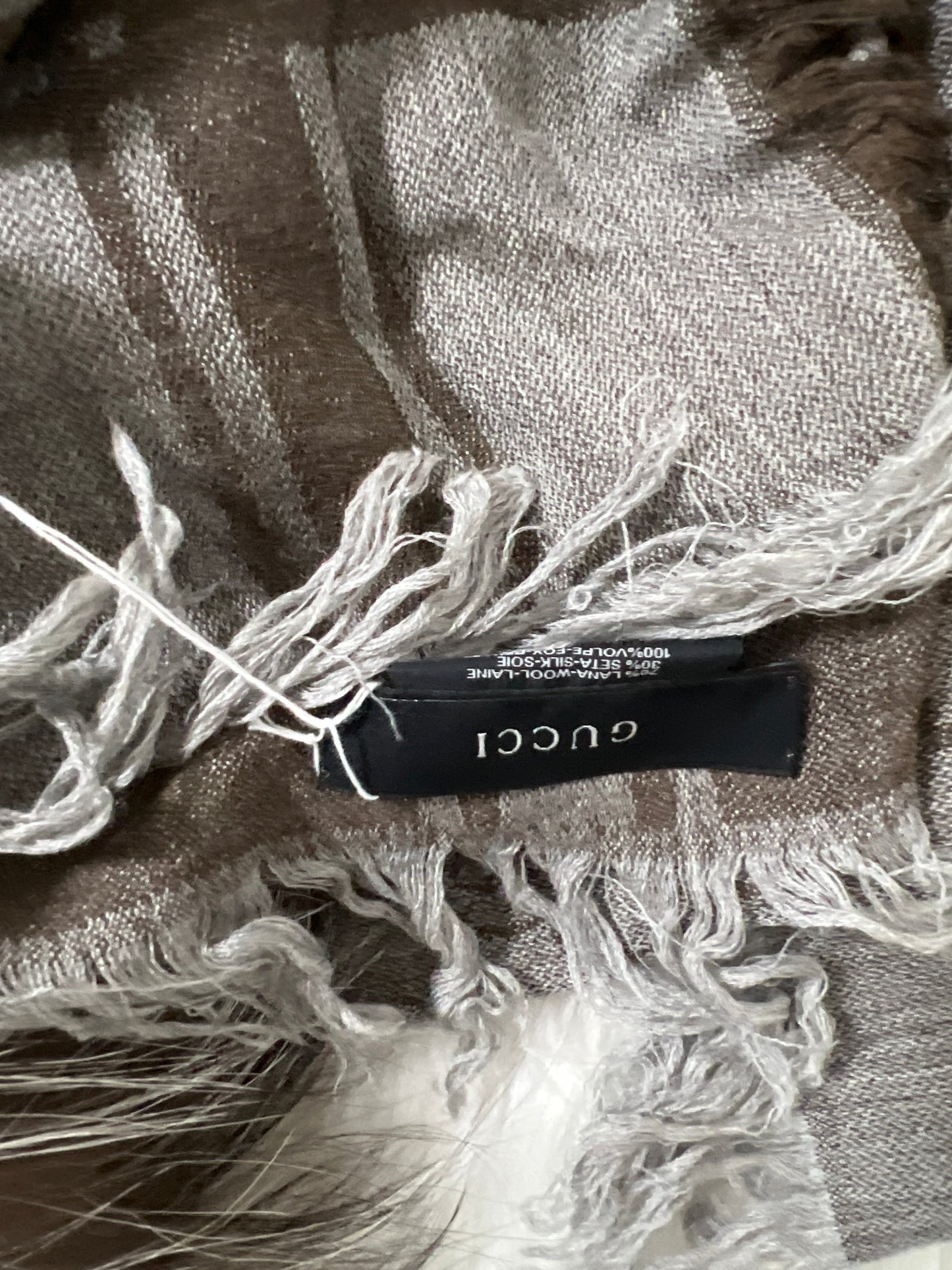 Gucci Beige Scarves A-14709