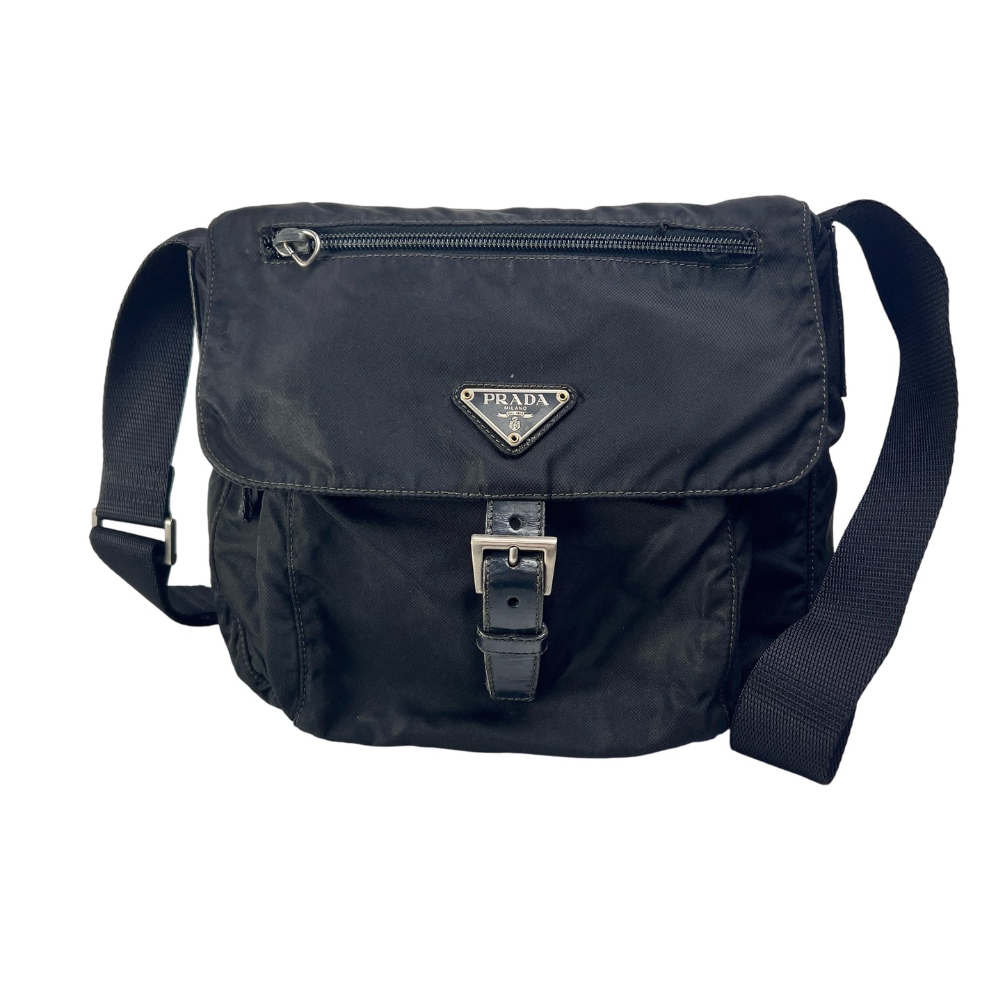 Prada Black Shoulder Bags A-14757