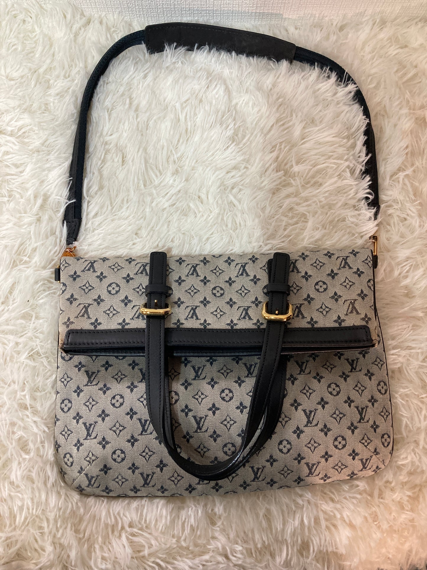 Louis Vuitton Blue Tote Bags A-14911