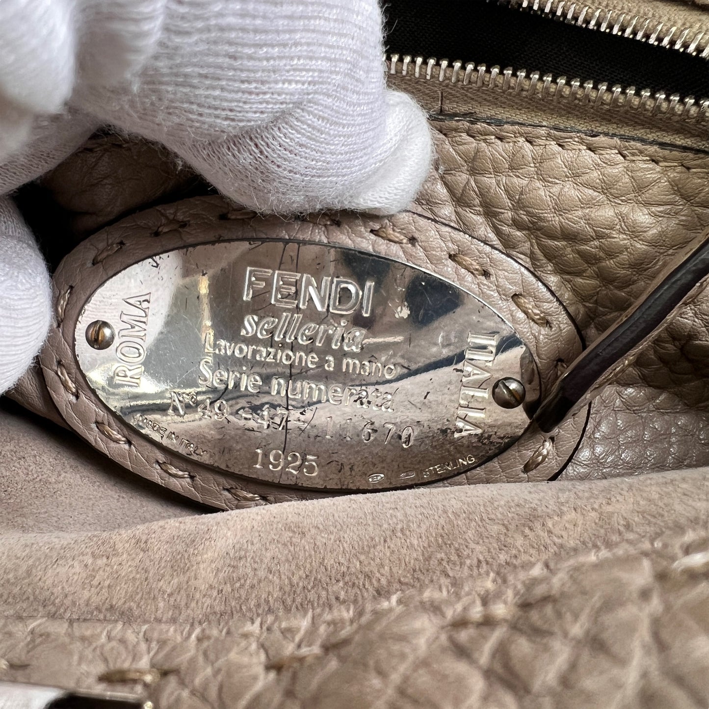 Fendi Gray Handle Bags A-15001