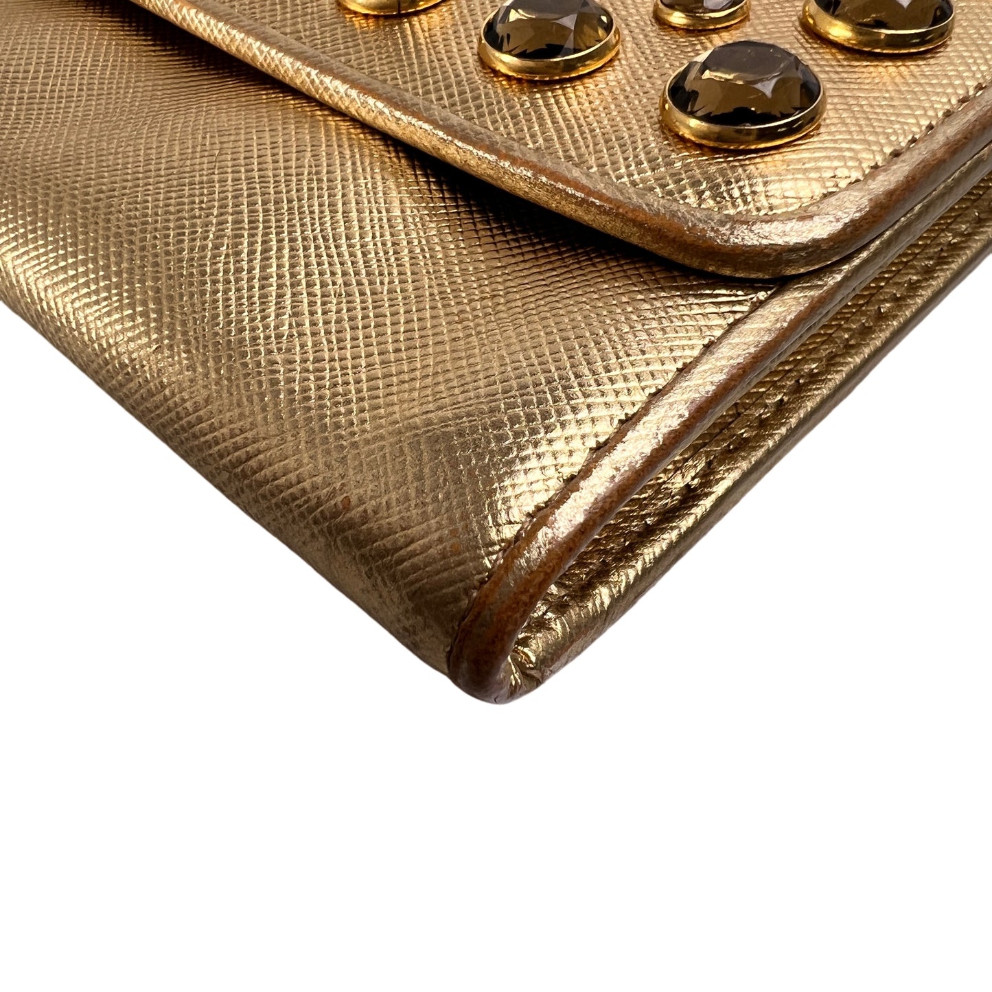 Prada Gold Wallets A-15005