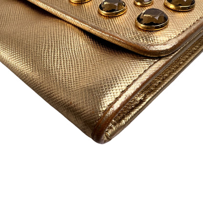 Prada Gold Wallets A-15005