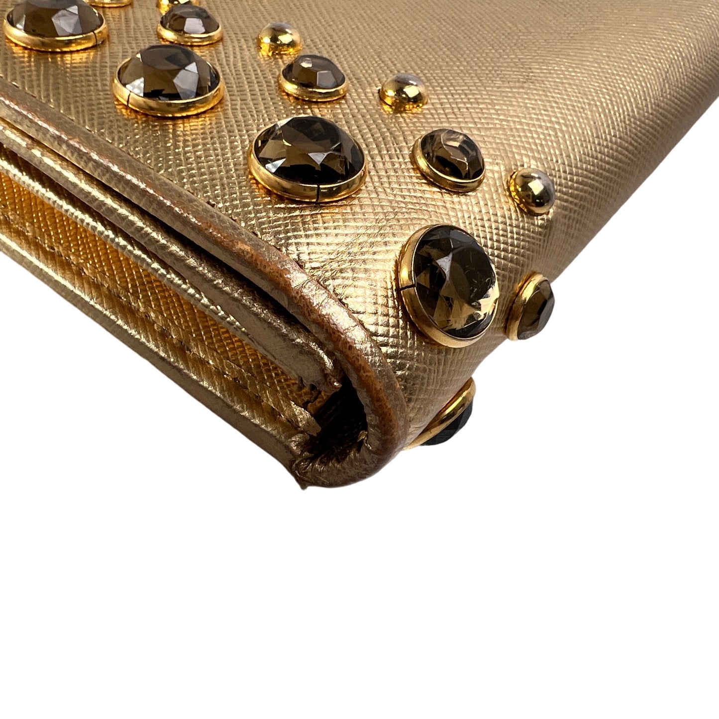 Prada Gold Wallets A-15005