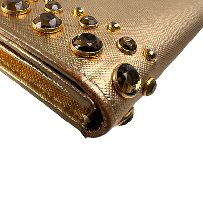 Prada Gold Wallets A-15005
