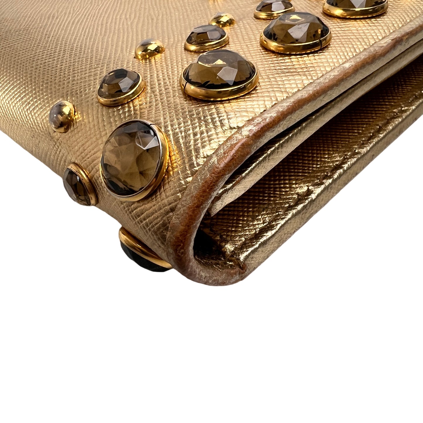 Prada Gold Wallets A-15005