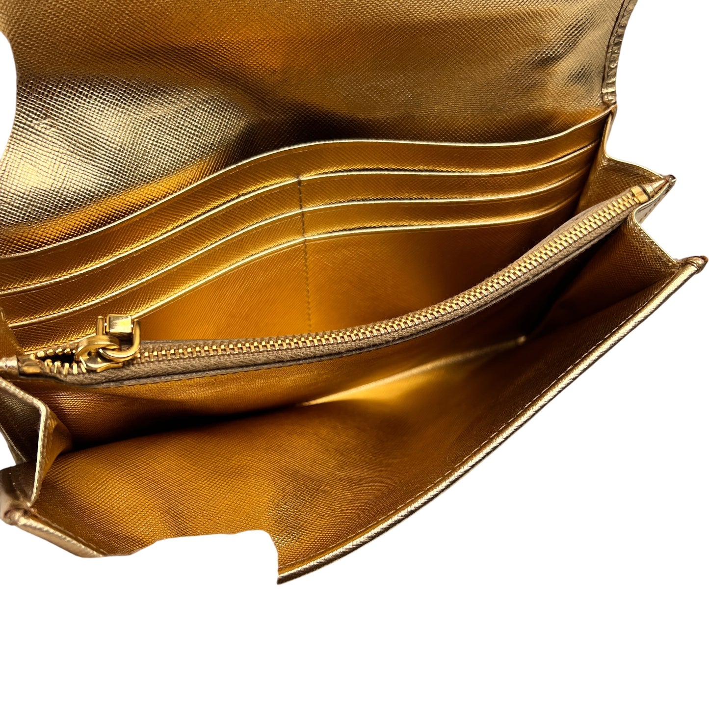 Prada Gold Wallets A-15005