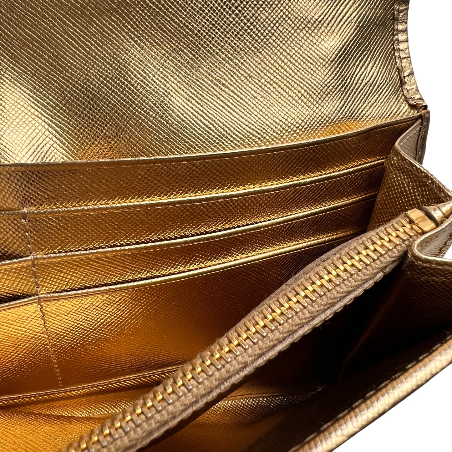 Prada Gold Wallets A-15005