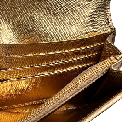 Prada Gold Wallets A-15005