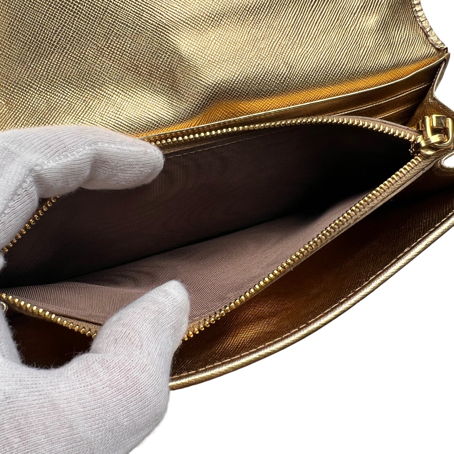 Prada Gold Wallets A-15005