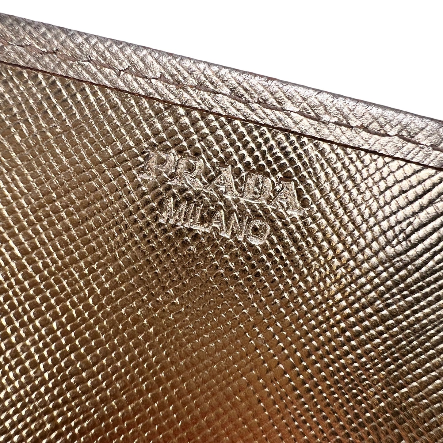 Prada Gold Wallets A-15005