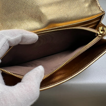 Prada Gold Wallets A-15005